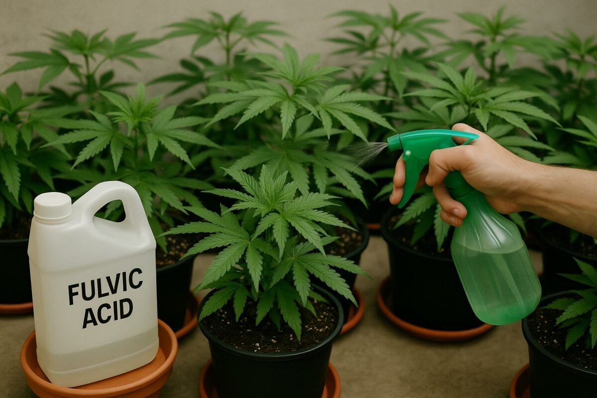 Kwasy fulwowe w uprawie marihuany