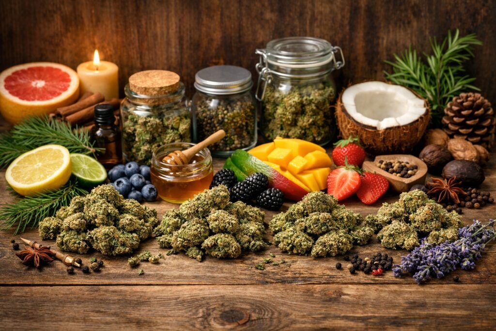 Najpopularniejsze profile terpenowe odmian marihuany