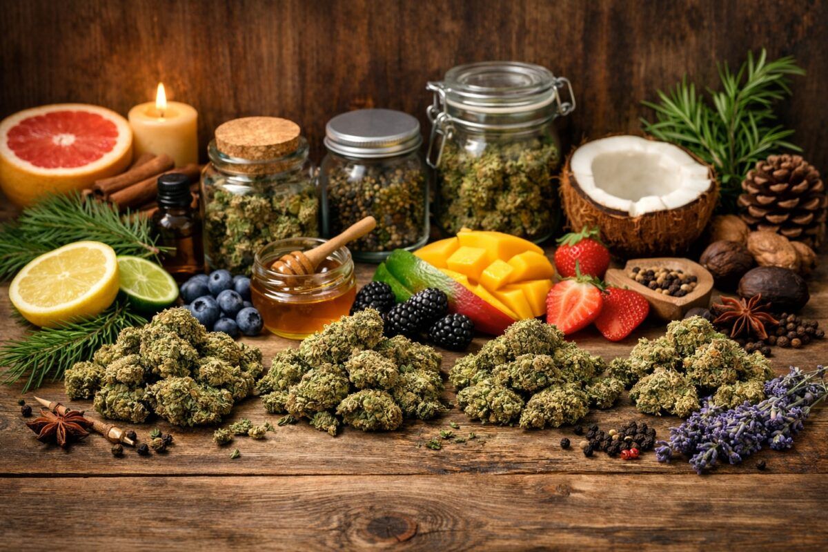 Najpopularniejsze profile terpenowe odmian marihuany