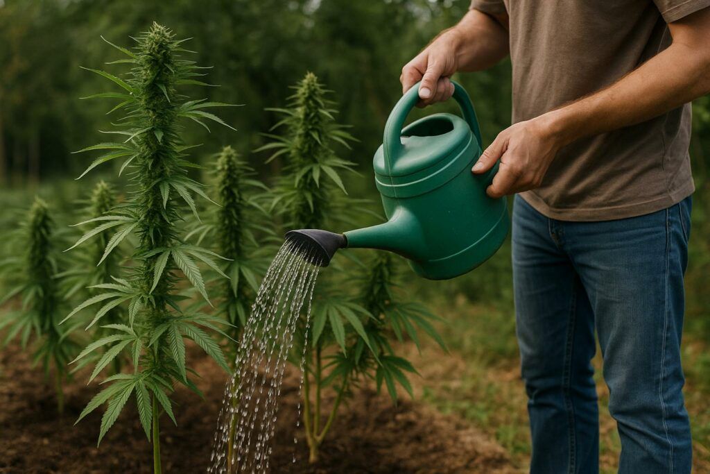 Przeplukiwanie marihuany przed zbiorami 4