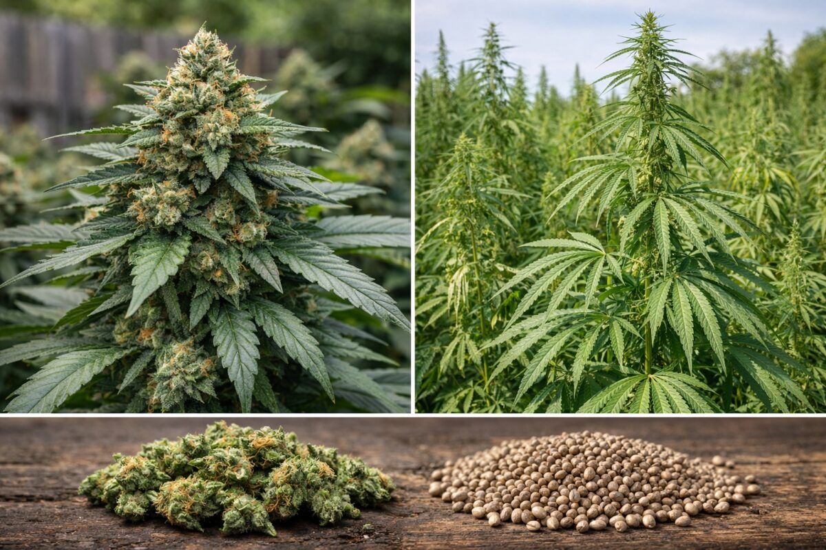 Roznie miedzy konopiami siewnymi