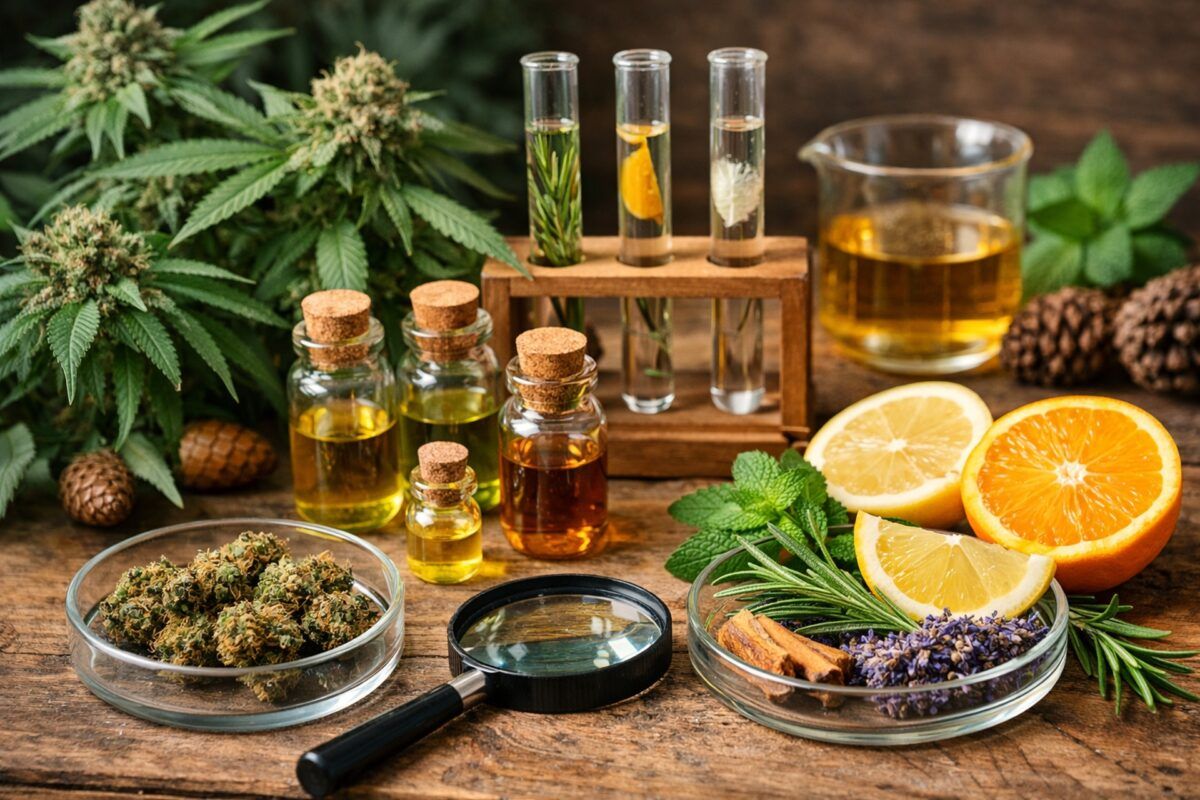 Terpeny w odmianach marihuany