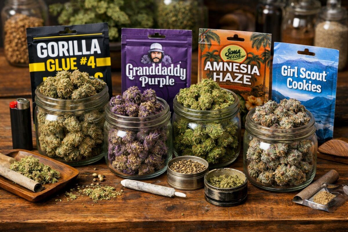 Topowe odmiany marihuany seedbanków